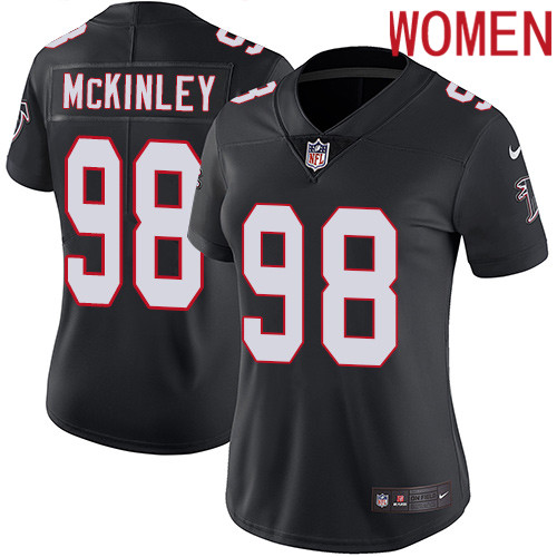2019 Women Atlanta Falcons #98 McKinley black Nike Vapor Untouchable Limited NFL Jersey->women nfl jersey->Women Jersey